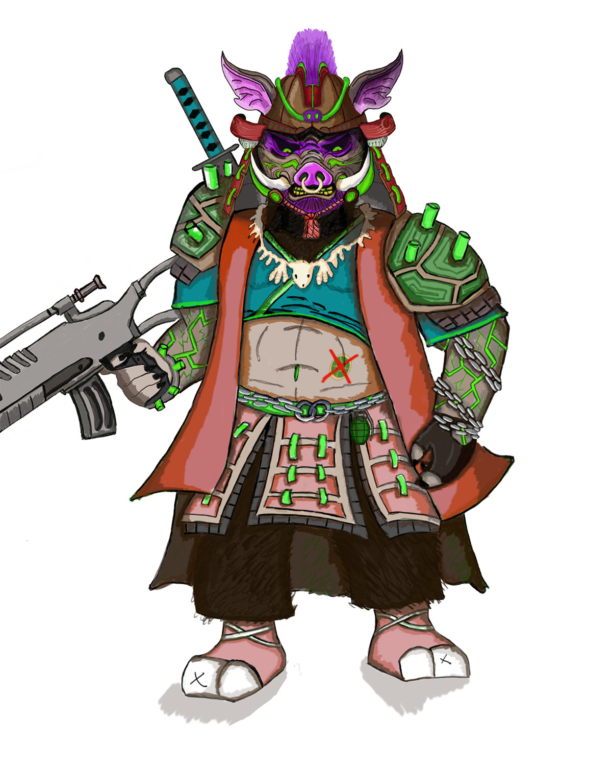 Bebop Cosplay als In-Arbeit-Projekt