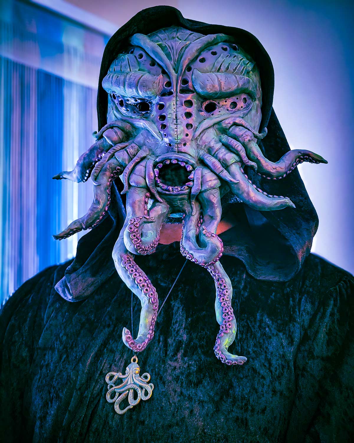 Innsmouth Kultist Cosplay als fertiges Projekt