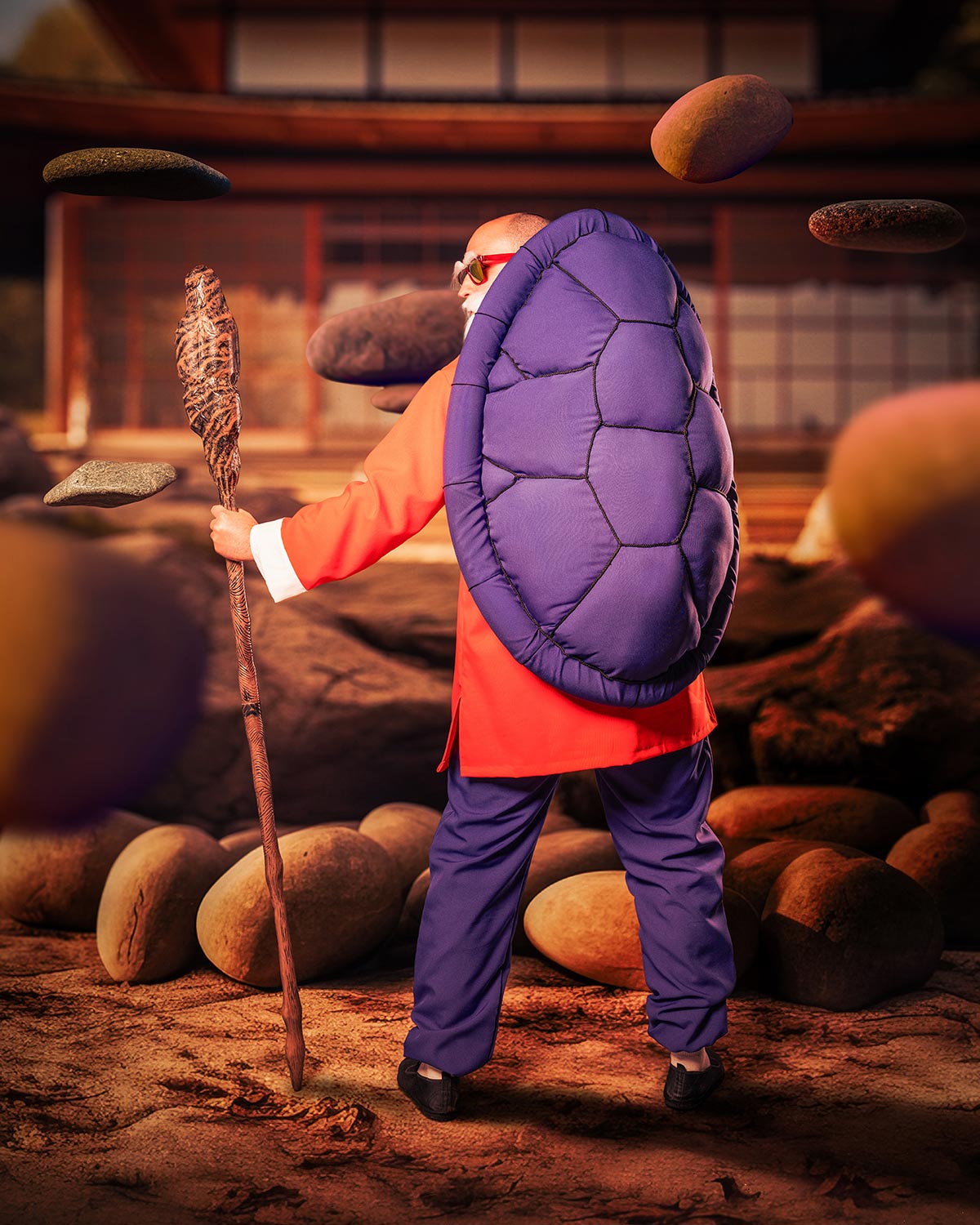 Charakterportrait von Ujio im Cosplay